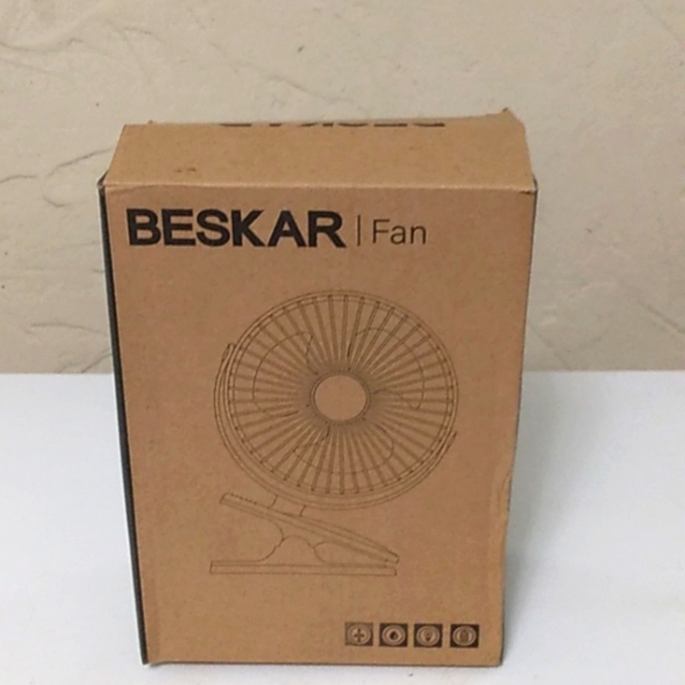 Baskar Portable Clip On USB 6 Inch Fan